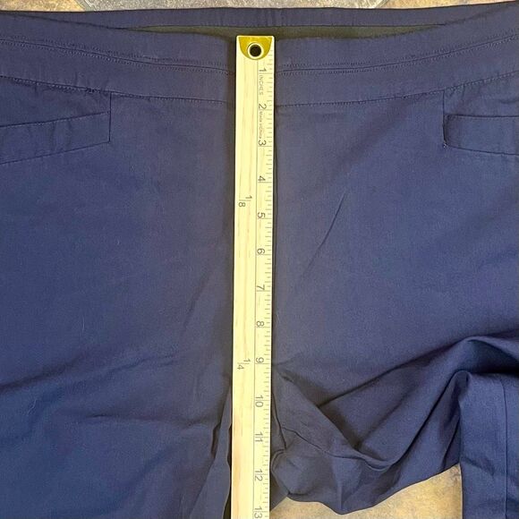 Kim Rogers Petite Navy Blue Pull-On Pants 16P - Picture 2 of 9
